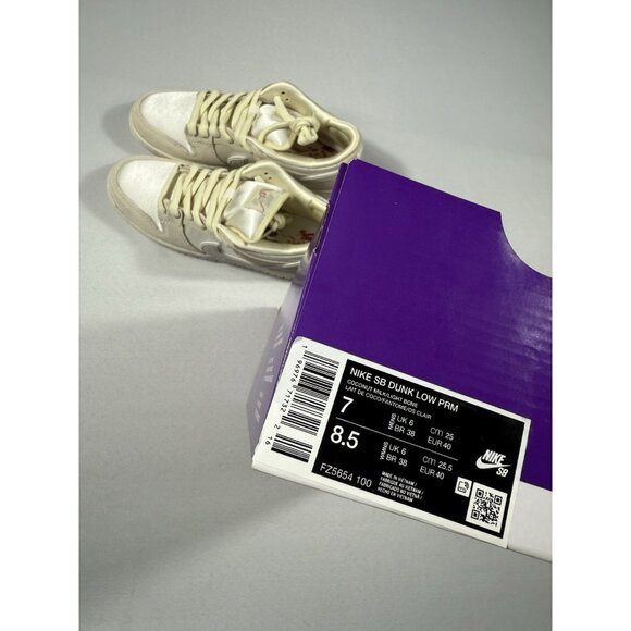 New Men’s Size 7 - Nike Dunk Premium SB Low City of Love Collection - Light Bone - Picture 10 of 10